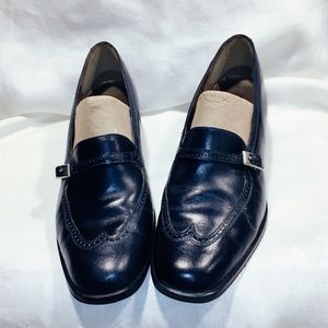 Nicole Slip on Brogue Spectator shoes